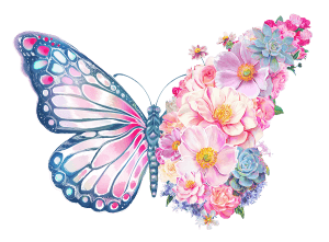 Wisely Wellness butterfly logo